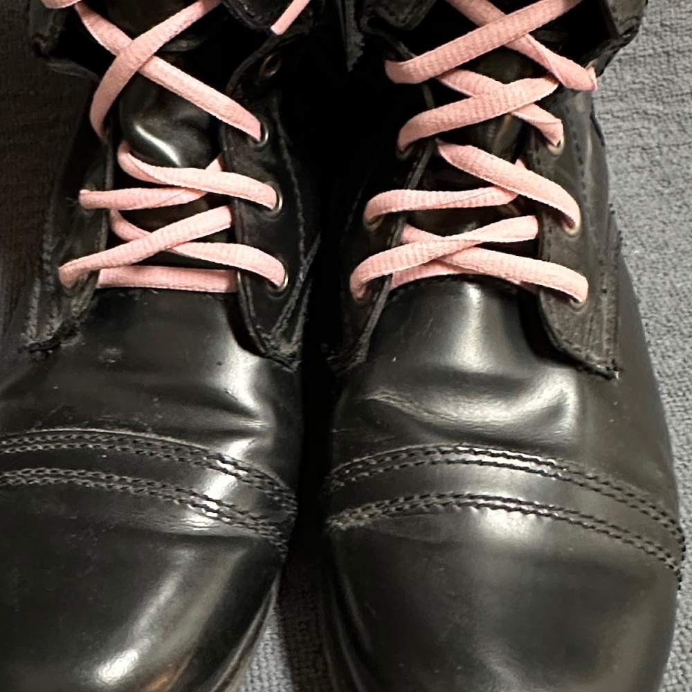 Black Motorcycle Steve Madden Woman's Boots Size 9.5